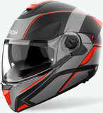 Casque Modulable Pour Moto Airoh Specktre - Specl32 Thermoplastic Hrt Orange Mat Leaf Taille Xxl