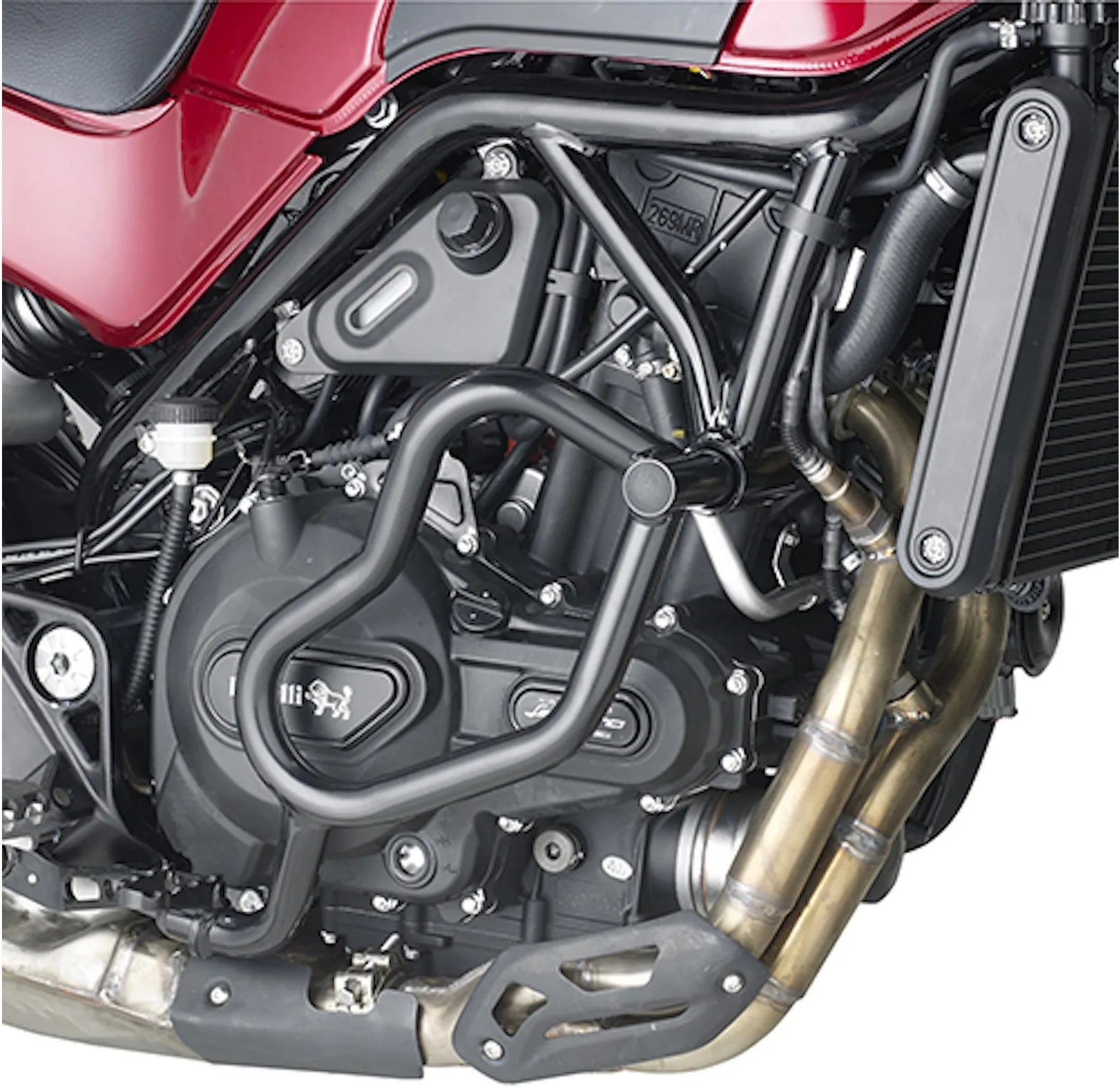 Pare-Carters Tubulaires - Givi Compatible Avec Benelli Leoncino 500 - Trail (2017-2024)