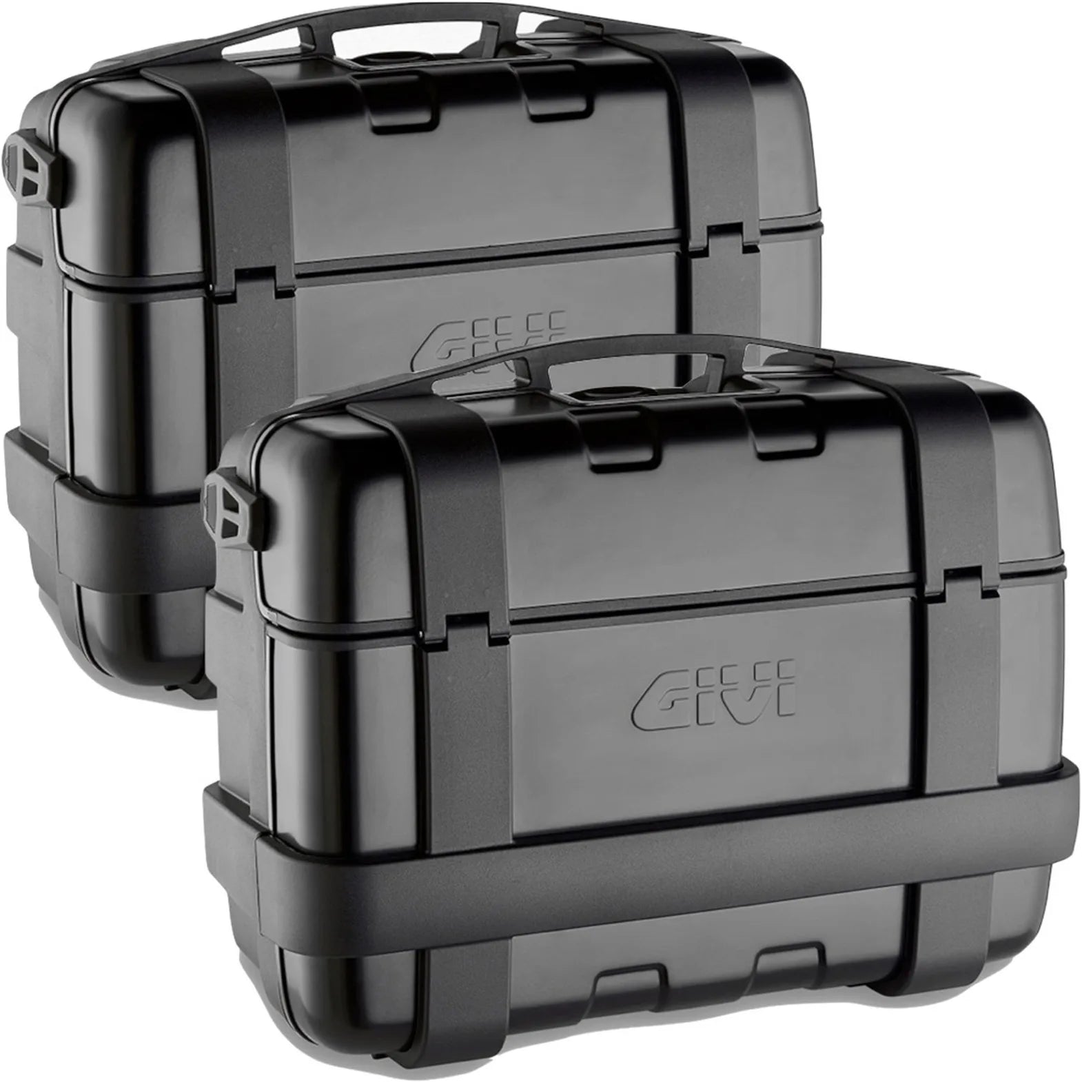 Valises Laterales Monokey Trekker Noir 66 Lt Trekker Aluminium - Givi Compatible Avec Ktm 1290 Super Adventure S (2021-2024)