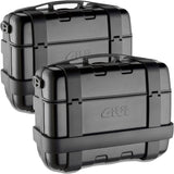 Valises Laterales Monokey Trekker Noir 66 Lt Trekker Aluminium - Givi Compatible Avec Ktm 1290 Super Adventure S (2021-2024)