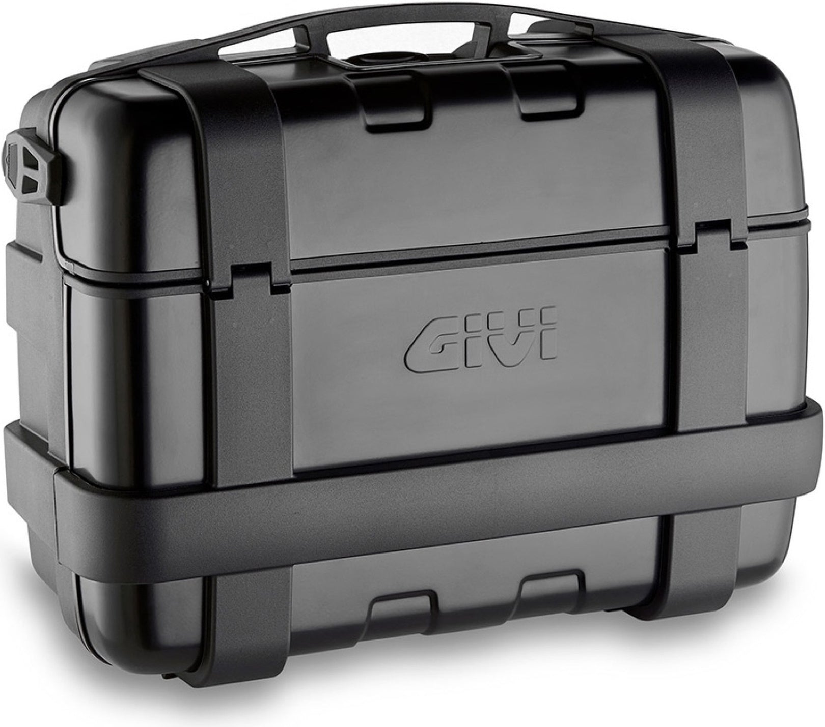 Monokey Trekker Black Aluminium Top Case - 33 Lt Trekker Aluminium - Givi Compatible With Ducati Multistrada 1200 (2013-2014)