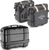 Top Case + Sacoches Cavalières Trekker Canyon Noir 83 Lt Trekker Canyon Technopolymères - Givi Compatible Avec Honda Nc 700 S (2012-2013)