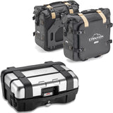Trekker Canyon Top Case + Side Bags - 83 Lt Trekker Canyon Technopolymer - Givi Compatible With Honda Cb 650 R (2021-2023)