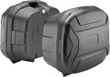 Monokey Trekker Lite Black Side Cases - 70 Lt Trekker Lite Technopolymer - Givi Compatible With Yamaha Tracer 9 - Gt - Gt+ (2021-2024)