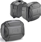 Top Case + Valises Laterales Trekker Lite Noir 105 Lt Trekker Lite Technopolymères - Givi Compatible Avec Honda Nc 750 X (2016-2020)