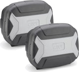Valises Laterales Monokey Trekker Lite Grigio 70 Lt Trekker Lite Technopolymères - Givi Compatible Avec Benelli Trk 502 X (2020-2024)