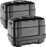Valises Laterales Monokey Trekker Noir 92 Lt Trekker Aluminium - Givi Compatible Avec Ktm 1290 Super Adventure S (2021-2024)