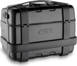 Monokey Trekker Black Aluminium Top Case - 46 Lt Trekker Aluminium - Givi Compatible With Honda Cb 500 F (2019-2023)