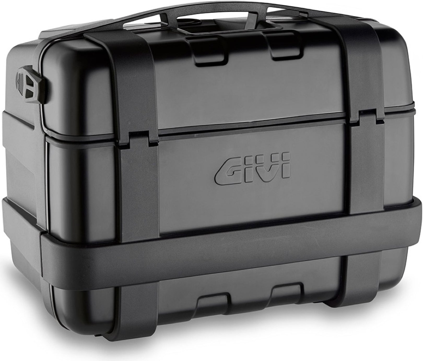Monokey Trekker Black Aluminium Top Case - 46 Lt Trekker Aluminium - Givi Compatible With Ducati Multistrada 1200 (2010-2012)