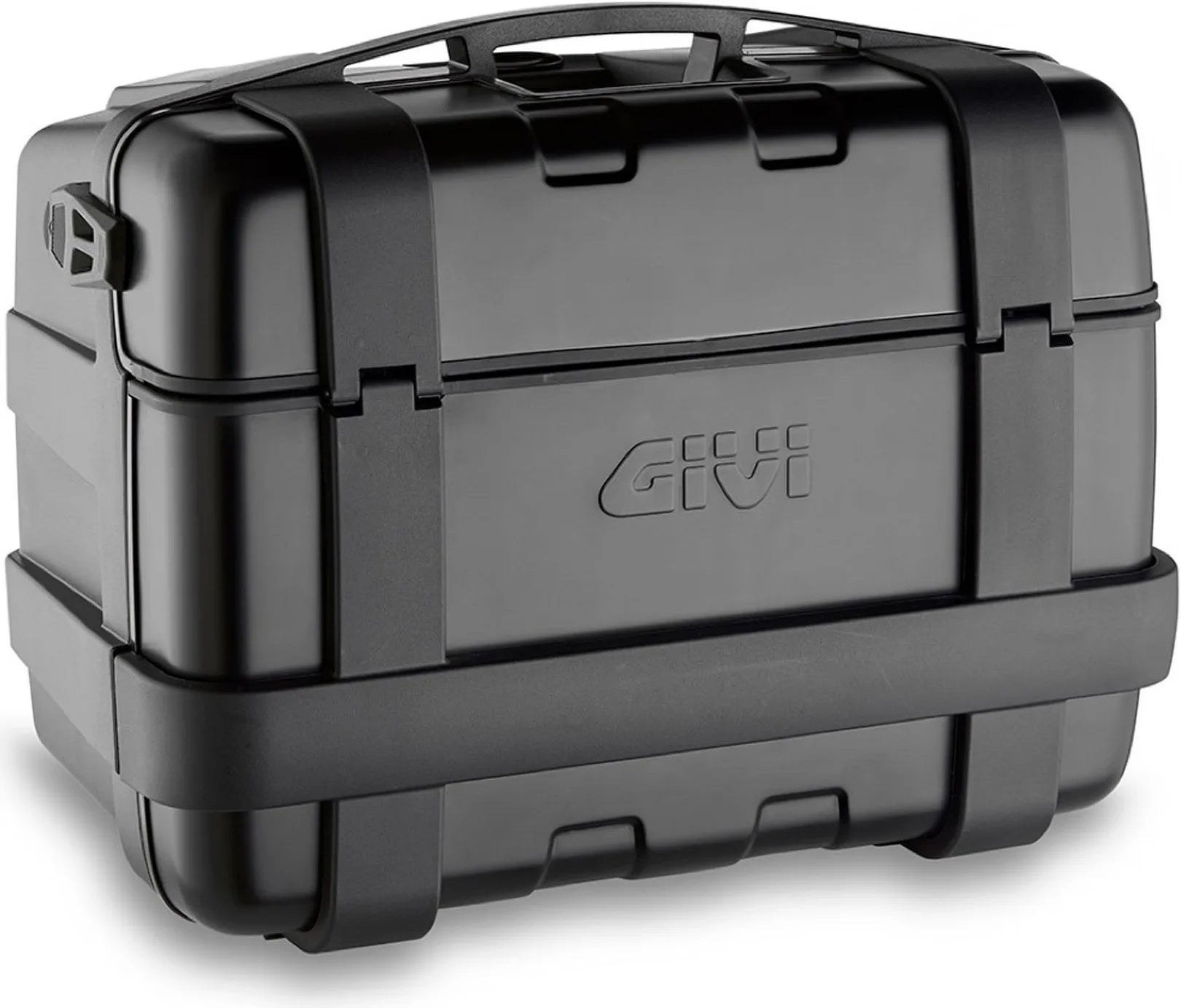 Top Case Monokey Trekker Aluminium Noir 46 Lt Trekker Aluminium - Givi Compatible Avec Honda Cb 650 R (2024)