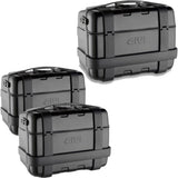 Trekker Black Top Case + Side Cases - 138 Lt Trekker Aluminium - Givi Compatible With Honda Nc 750 X (2021-2025)