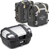 Top Case + Sacoches Cavalières Trekker Canyon 122 Lt Trekker Canyon Technopolymères - Givi Compatible Avec Honda Cb 650 R (2021-2023)