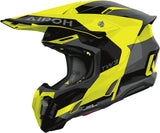 Casque Off-Road Pour Moto Airoh Twist 3 - Tw3F31 Thermoplastic Hrt Jaune Gloss Fancy Taille M