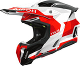 Casque Off-Road Pour Moto Airoh Twist 3 - Tw3F55 Thermoplastic Hrt Rouge Gloss Fancy Taille Xl