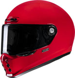 Casque Intégral Pour Moto Hjc V10 Advanced Fiberglass Composite Rouge Profond Taille 11 Xxl