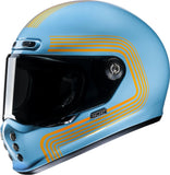 Casque Intégral Pour Moto Hjc V10 Advanced Fiberglass Composite Mc27 Foni Taille 11 Xxl