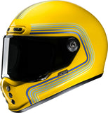 Casque Intégral Pour Moto Hjc V10 Advanced Fiberglass Composite Mc3 Foni Taille 11 Xxl