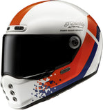 Casque Intégral Pour Moto Hjc V10 Advanced Fiberglass Composite Mc21 Fq20 Retro Taille 07 S