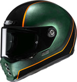 Full-Face Motorcycle Helmet Hjc V10 Advanced Fiberglass Composite Mc47 Hodu Size 07 S