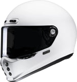 Casque Intégral Pour Moto Hjc V10 Advanced Fiberglass Composite Blanc Taille 08 M