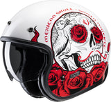 Urban Motorcycle Helmet Hjc V31 Advanced Fiberglass Composite Mc1 Desto Size 06 Xs