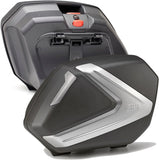 Valises Laterales Monokey Side Argent Tech 74 Lt Technopolymères - Givi Compatible Avec Suzuki Gsf 1250 Bandit - S (2007-2011)