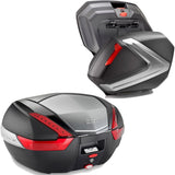 Top Case + Valises Laterales Argent 121 Lt Technopolymères - Givi Compatible Avec Honda Nc 750 S (2016-2020)