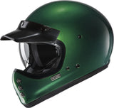 Casque Intégral Pour Moto Hjc V60 Advanced Fiberglass Composite Vert Profond Taille 07 S