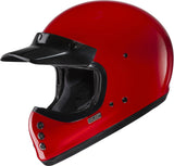 Casque Intégral Pour Moto Hjc V60 Advanced Fiberglass Composite Rouge Profond Taille 10 Xl