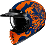 Casque Intégral Pour Moto Hjc V60 Advanced Fiberglass Composite Mc27 Flame Taille 08 M