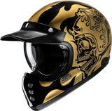 Casque Intégral Pour Moto Hjc V60 Advanced Fiberglass Composite Mc9 Flame Taille 06 Xs