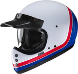 Casque Intégral Pour Moto Hjc V60 Advanced Fiberglass Composite Mc21 Scoby Taille 08 M