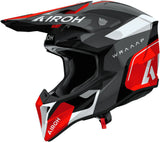 Casque Off-Road Pour Moto Airoh Wraaap - Wrac55 Thermoplastic Hrt Rouge Gloss Conquer Taille Xxl