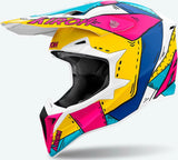 Casque Off-Road Pour Moto Airoh Wraaap - Wrap54 Thermoplastic Hrt Mat Paint Taille S