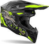 Casque Off-Road Pour Moto Airoh Wraaap - Wrc55 Thermoplastic Hrt Mat Darkness Taille L