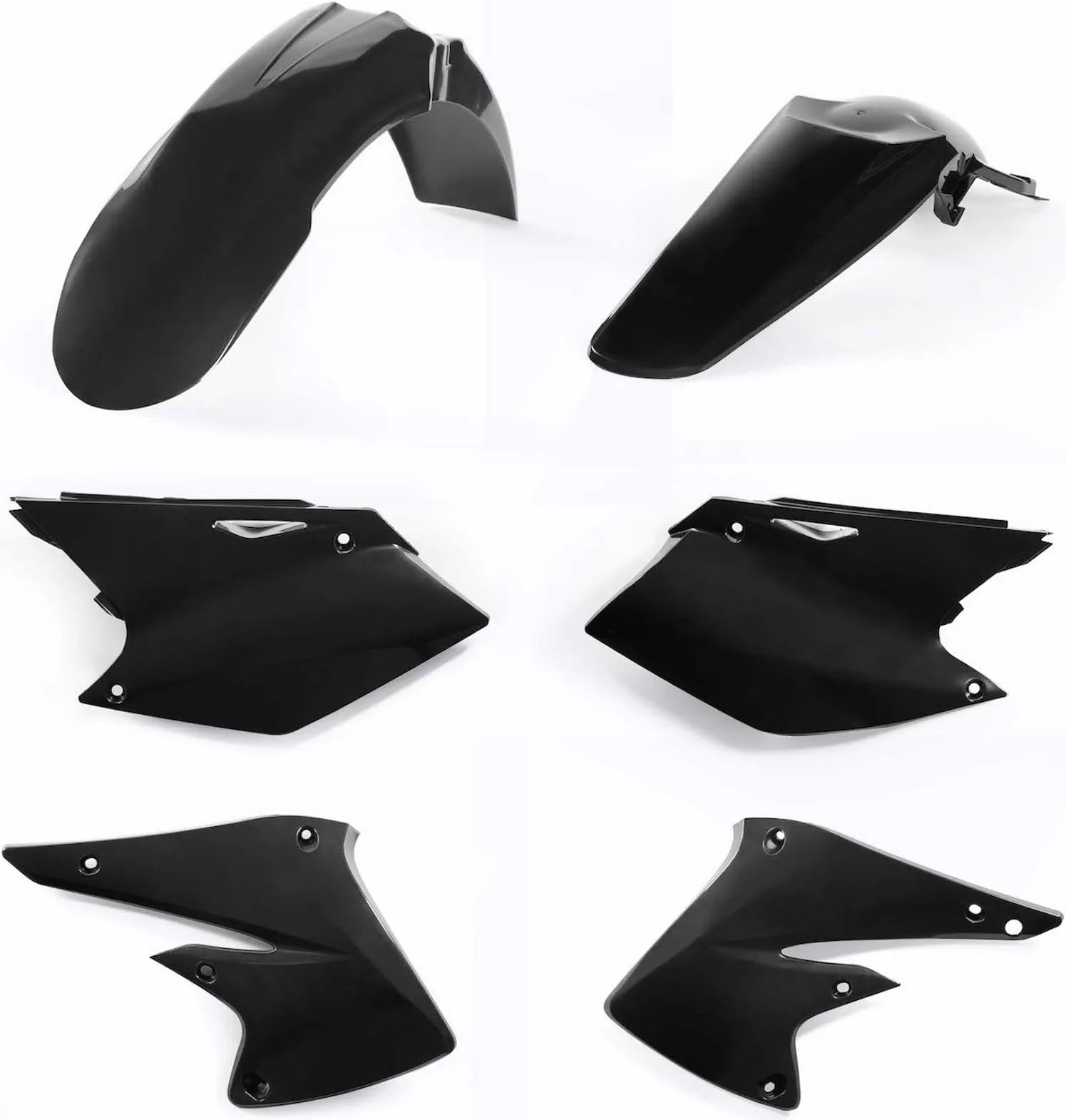 Kit Cache Carenage - Acerbis Compatible Avec Kawasaki Kxf 250 (2004-2005)