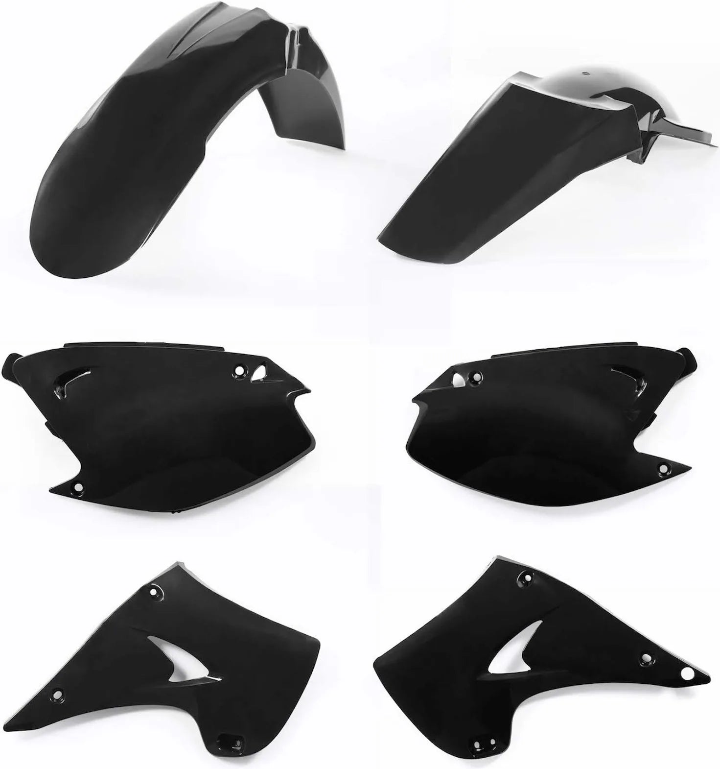 Kit Cache Carenage - Acerbis Compatible Avec Kawasaki Kx 125 2T (2003-2008)