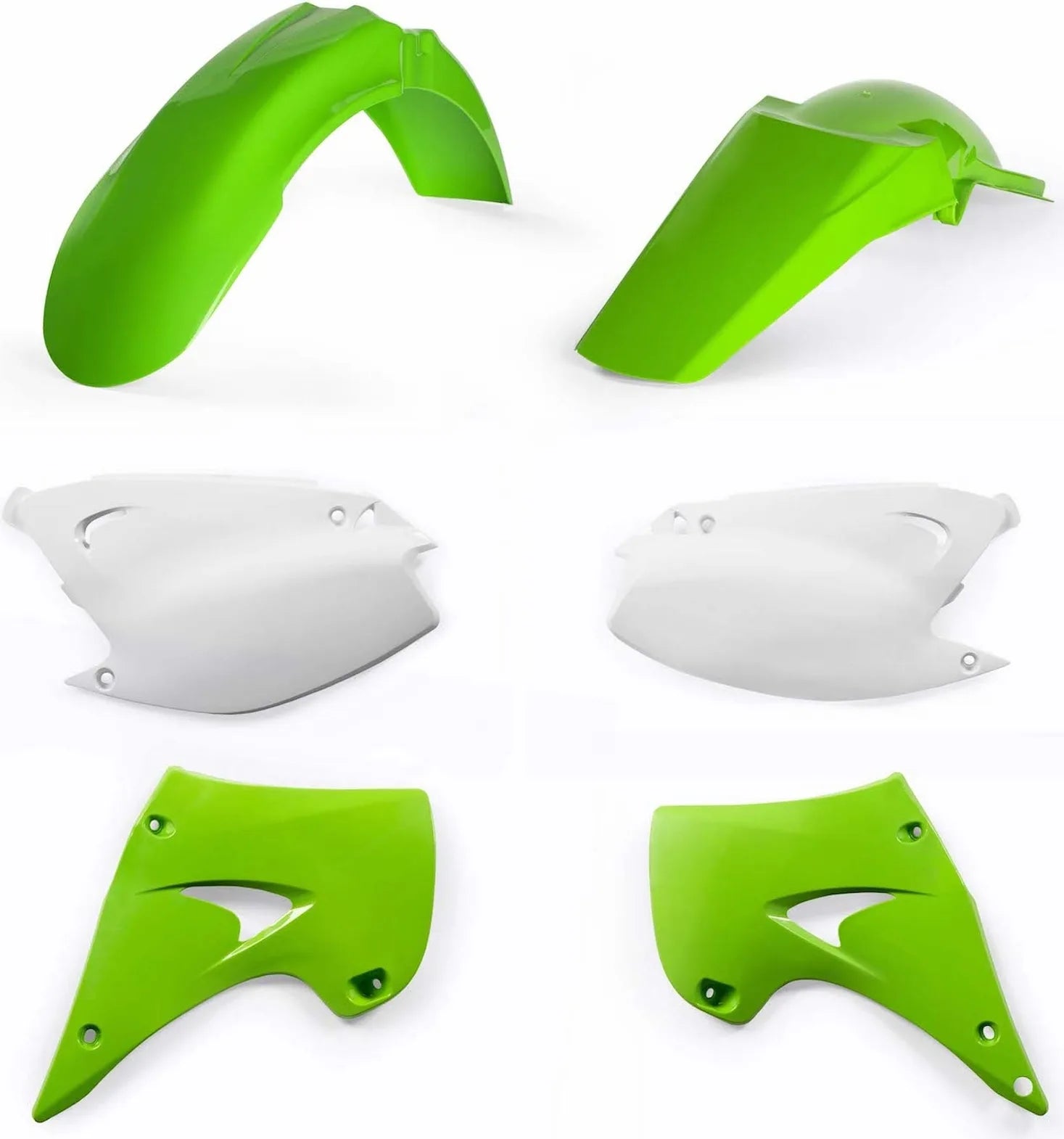 Kit Cache Carenage - Acerbis Compatible Avec Kawasaki Kx 250 2T (2003-2008)