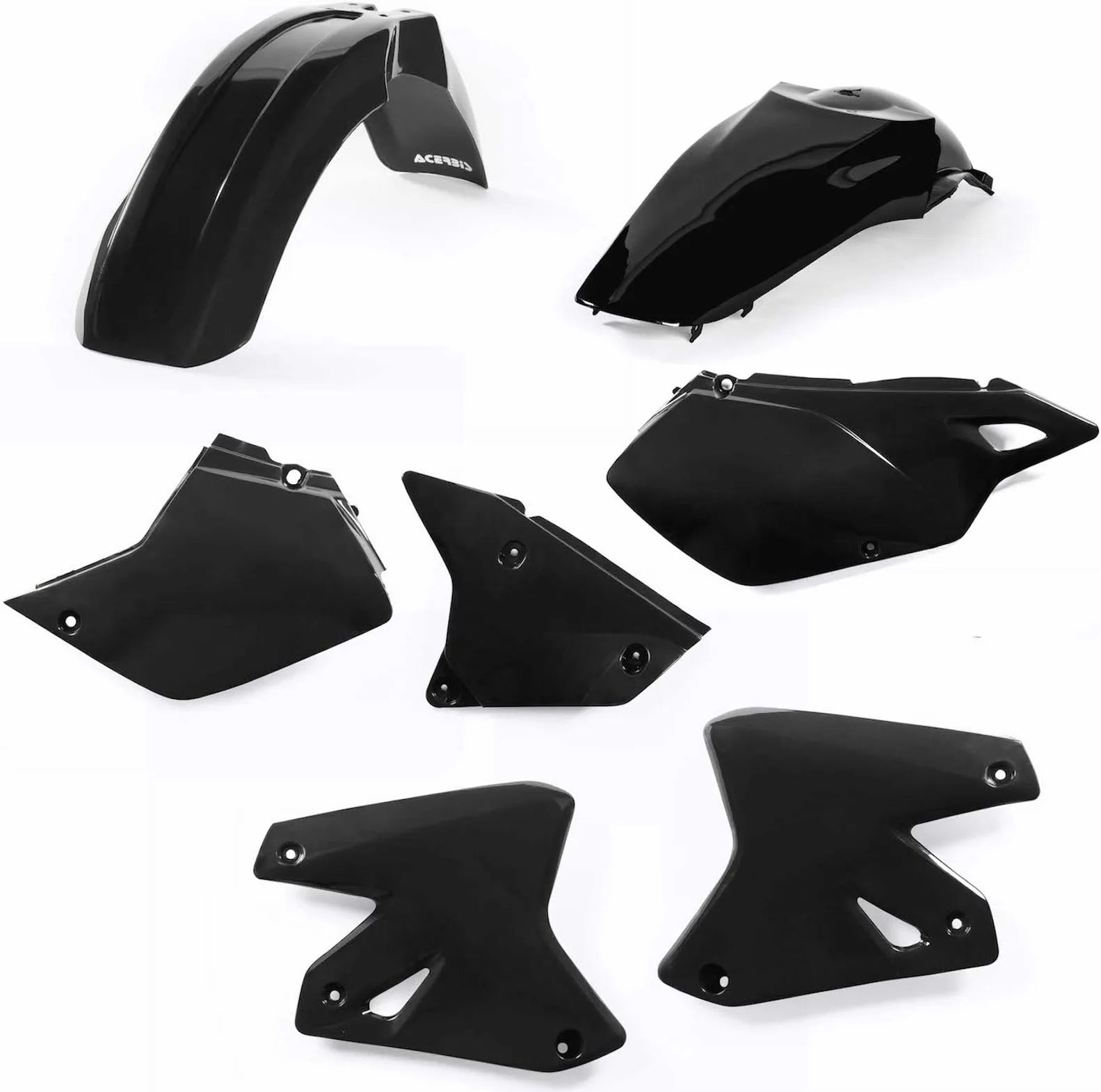 Kit Cache Carenage - Acerbis Compatible Avec Kawasaki Klx 400 (2003-2004)
