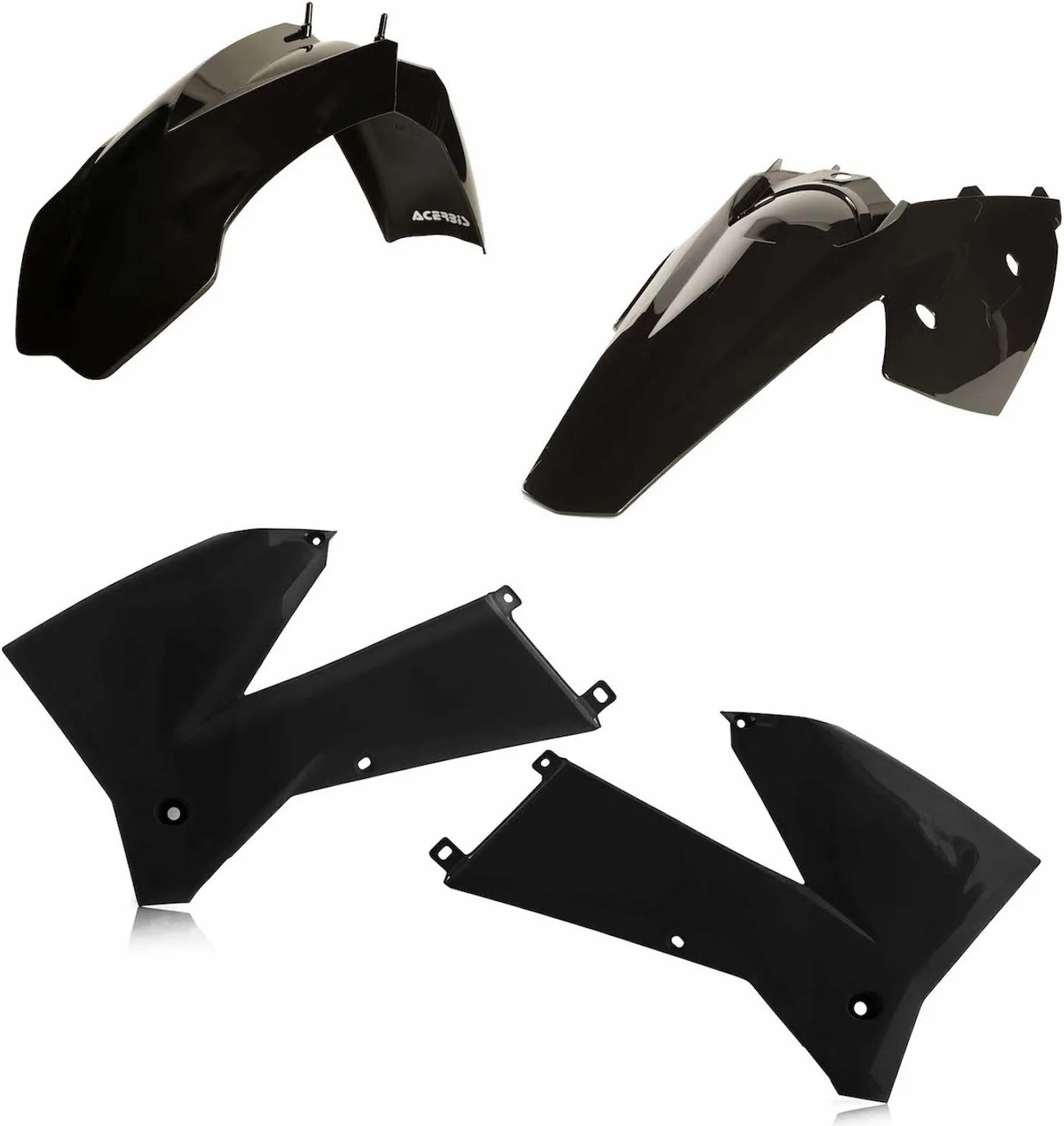Kit Cache Carenage - Acerbis Compatible Avec Ktm 125 Exc (2005-2007)