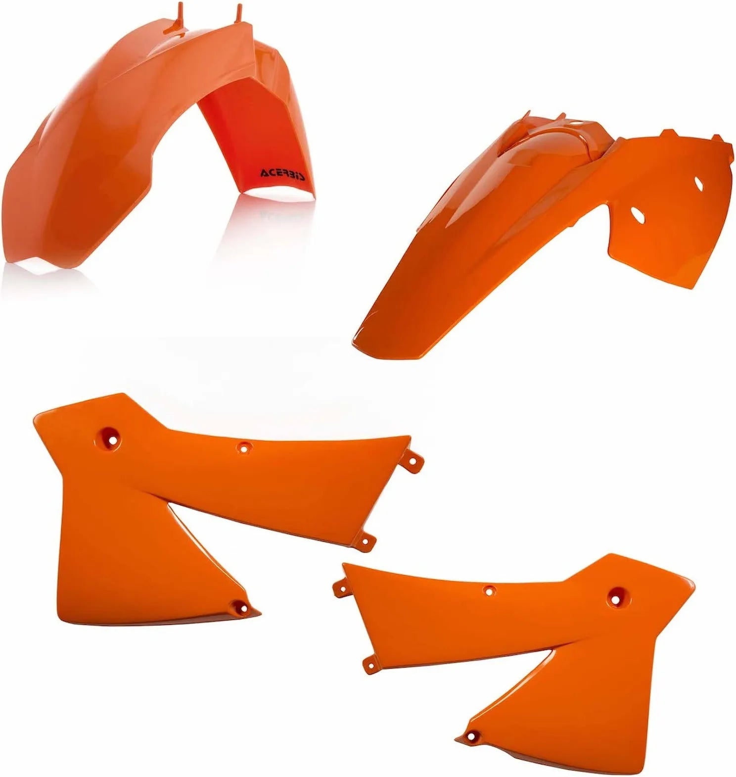 Kit Cache Carenage - Acerbis Compatible Avec Ktm 125 Exc (2004)