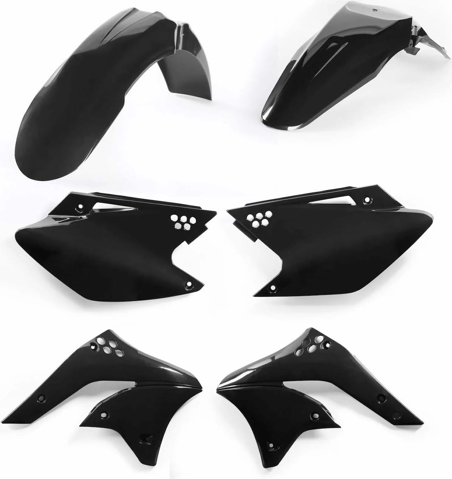 Kit Cache Carenage - Acerbis Compatible Avec Kawasaki Kxf 250 (2006-2008)