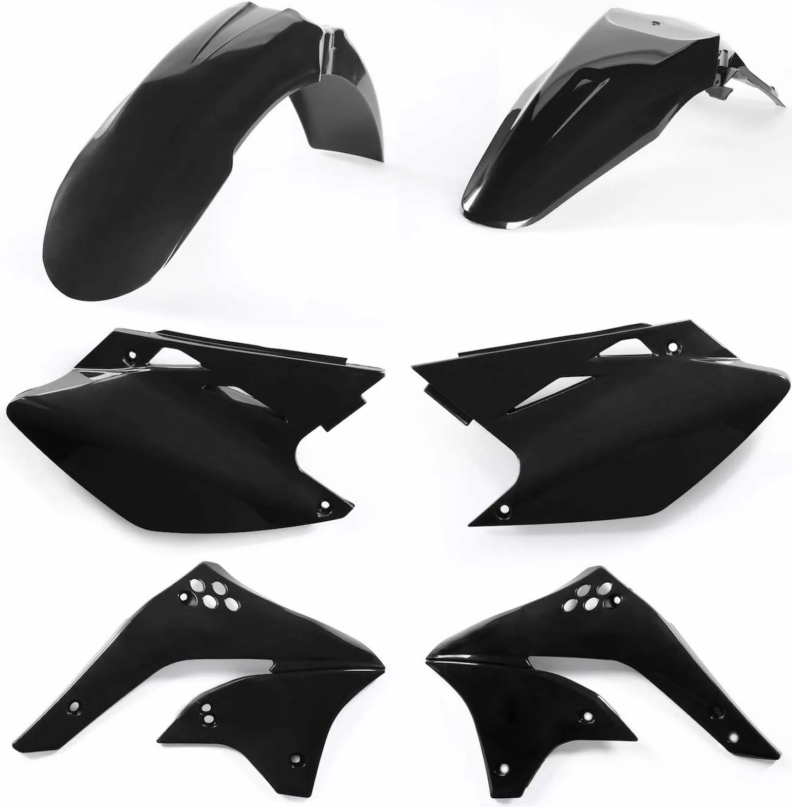 Kit Cache Carenage - Acerbis Compatible Avec Kawasaki Kx 450 F (2006-2008)