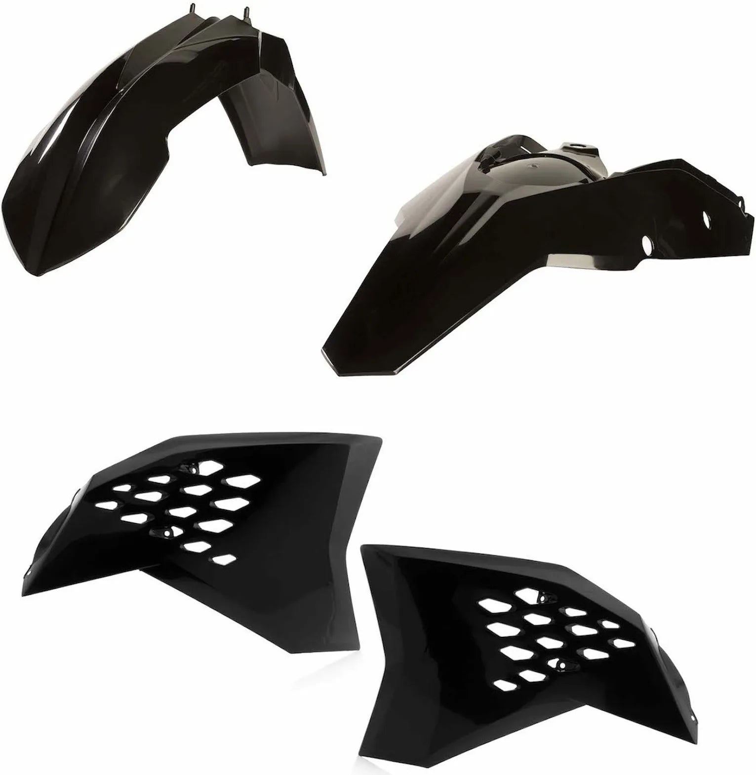 Kit Cache Carenage - Acerbis Compatible Avec Ktm 125 Exc (2008-2011)
