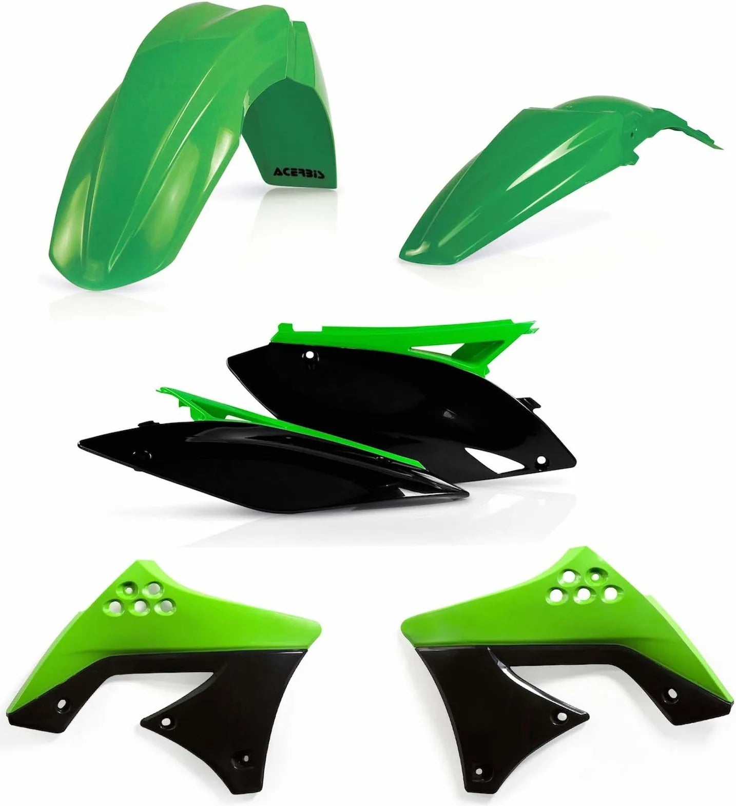 Kit Cache Carenage - Acerbis Compatible Avec Kawasaki Kxf 250 (2009-2012)