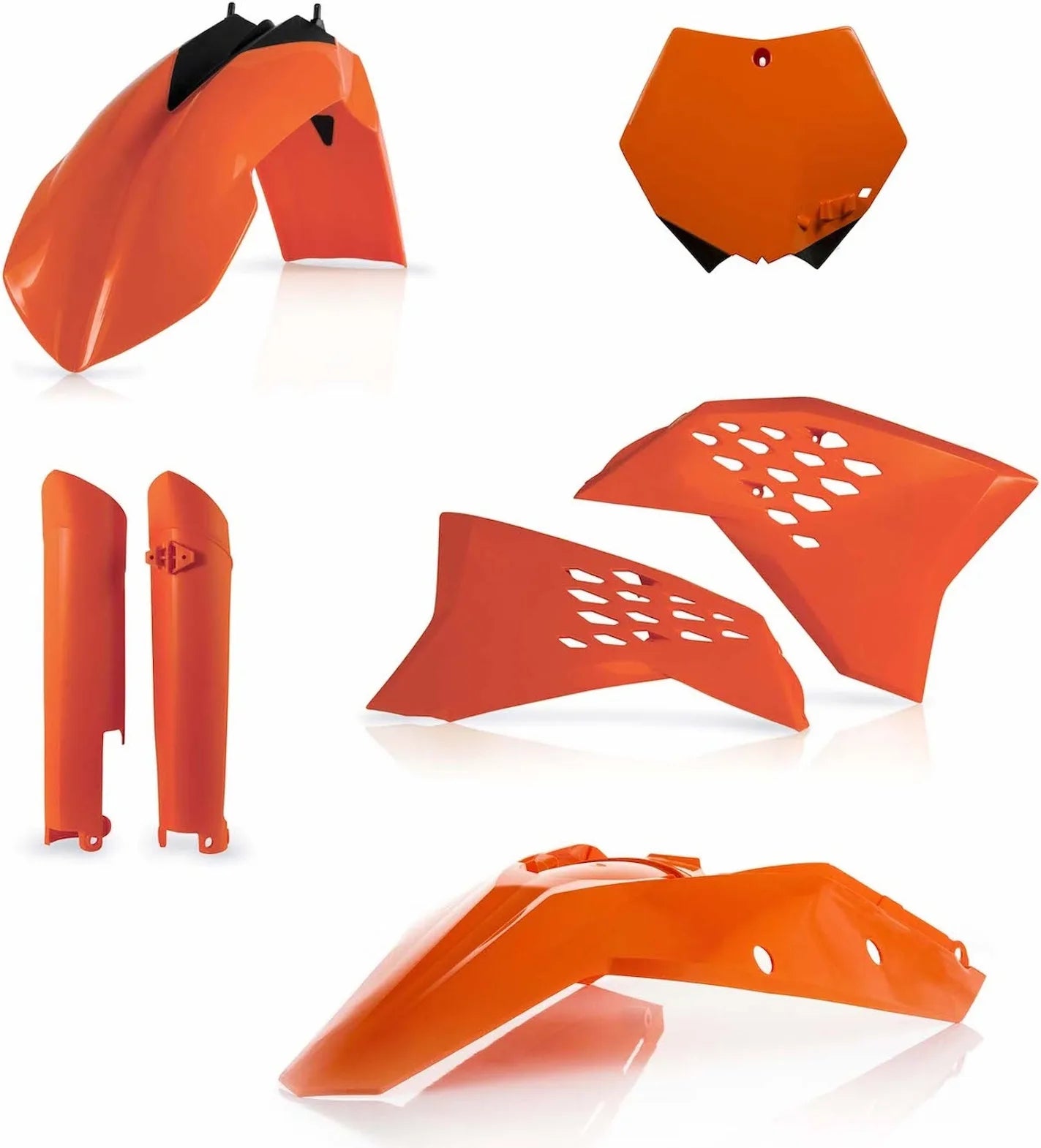 Kit Cache Carenage Complete - Acerbis Compatible Avec Ktm 350 Sx-F (2007-2010)
