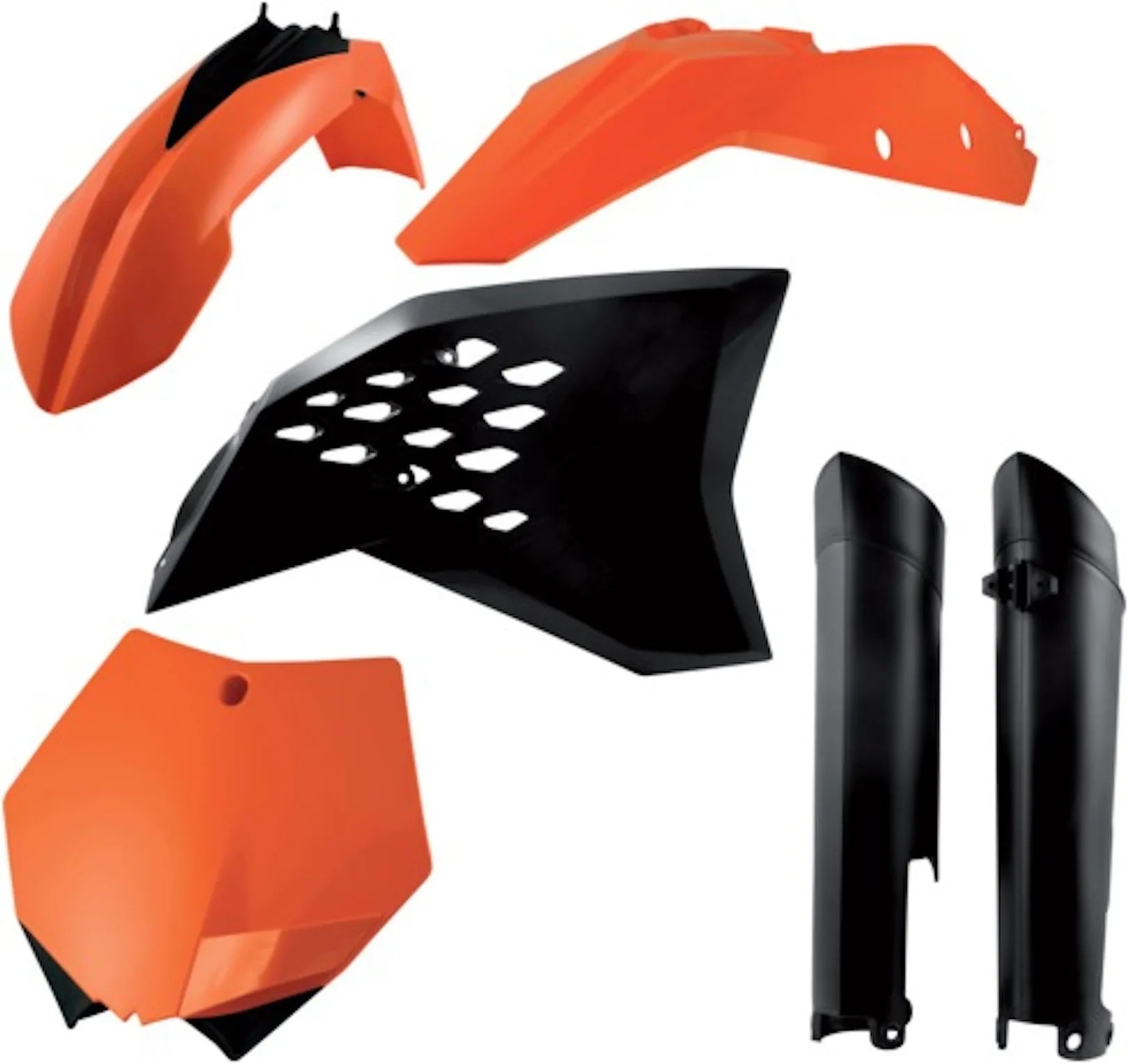 Kit Cache Carenage Complete - Acerbis Compatible Avec Ktm 505 Sx-F (2007-2010)