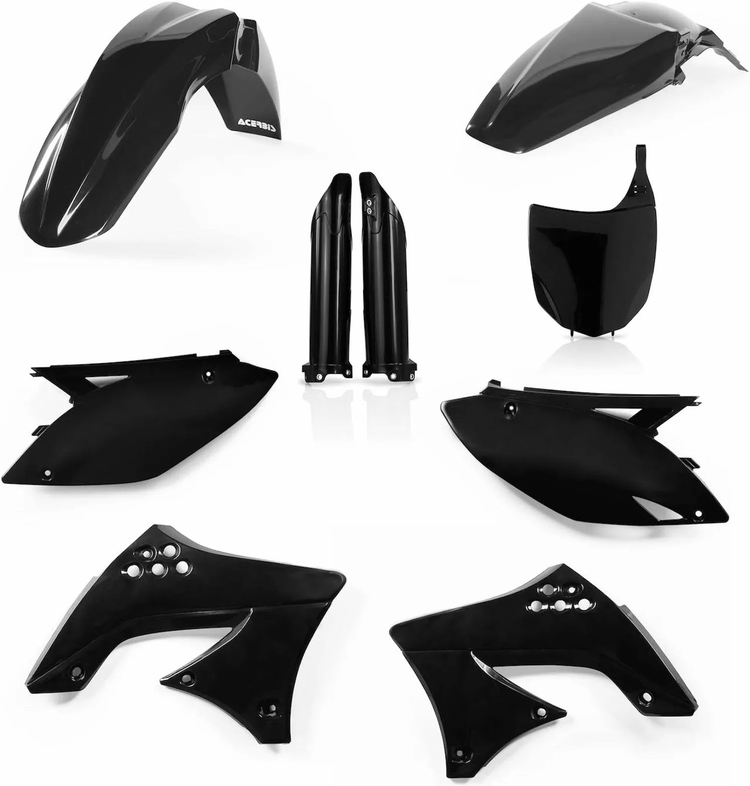 Kit Cache Carenage Complete - Acerbis Compatible Avec Kawasaki Kx 450 F (2009-2011)