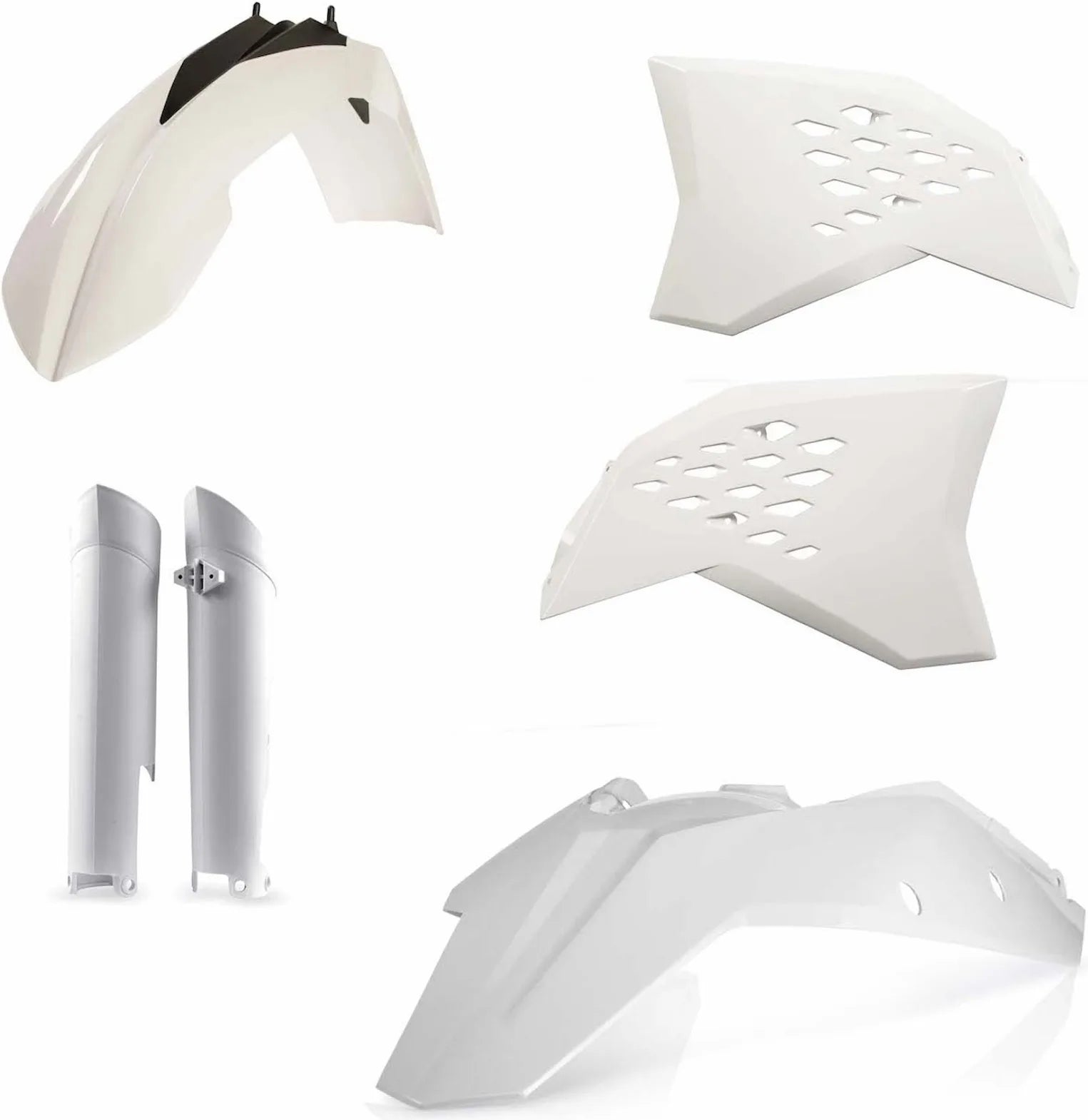 Kit Cache Carenage Complete - Acerbis Compatible Avec Ktm 300 Exc (2008-2011)