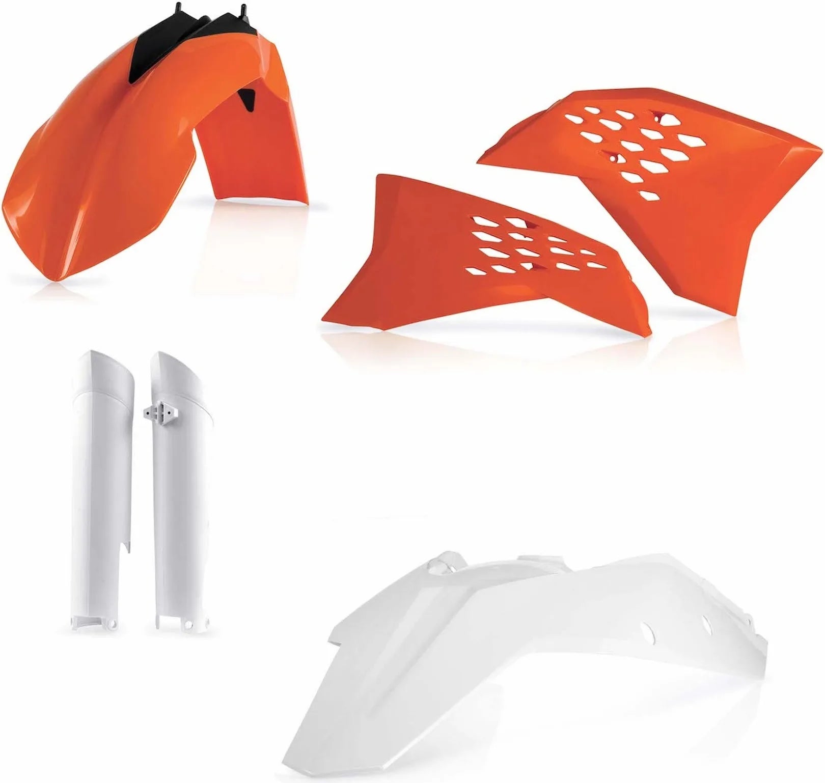 Kit Cache Carenage Complete - Acerbis Compatible Avec Ktm 300 Exc (2008-2011)
